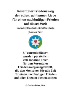 Szlak Pokoju w Rosentalu autorstwa Johanna Thier