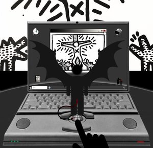 Antychryst (IV) - (z serii: Windows) autorstwa Alexander Eibach