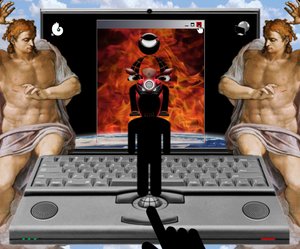 Deus ex Machina (I) (z serii: Windows) autorstwa Alexander Eibach