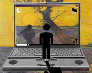 Spotkanie świata i ziemi (z serii: Windows) autorstwa Alexander Eibach