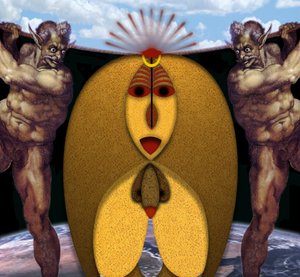Schwierige Überfahrt (II) (aus der Serie Anima Dannata) autorstwa Alexander Eibach