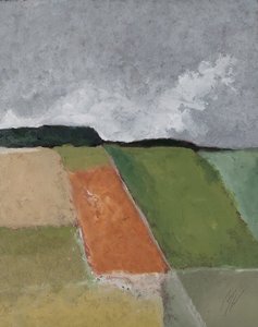 Lasy na wzgórzach autorstwa M. Vet