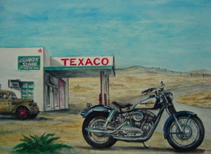 Harley Davidson Sportster 1959  autorstwa Jörg-Peter Rabe