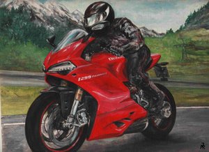 Ducati Panigale autorstwa Jörg-Peter Rabe