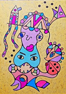 Quasimodo na speedzie autorstwa Steffi_Seiler_Art