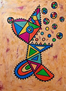 Maszyna pożera świat autorstwa Steffi_Seiler_Art