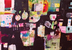 Black Abstraction 7 autorstwa OBOSHI