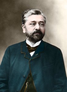 Portret Gustava Eiffla (1823-1923) francuskiego inżyniera.