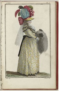 Cabinet des Modes lub Les Modes Nouvelles, 15 marca 1786, pl. I