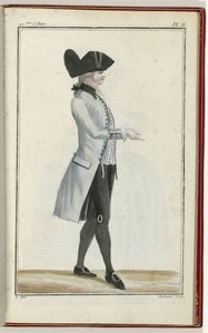 Cabinet des Modes lub New Modes, 1 września 1786, pl. II