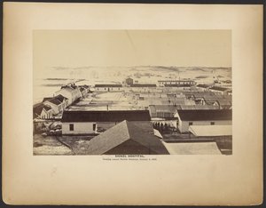 Szpital Sickel, patrząc w kierunku Seminarium Fairfax, 5 stycznia 1864 r.