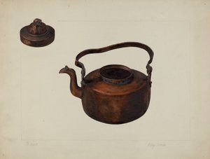 Czajnik miedziany autorstwa A.R. Tolman