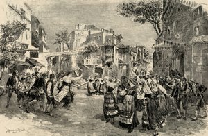 Opera Mascagniego Cavalleria Rusticana - akt końcowy autorstwa A. (after) Bonamore