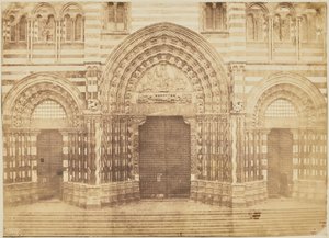 [Drzwi katedry w Genui] autorstwa A. Bardou