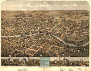 South Bend, Indiana 1866.