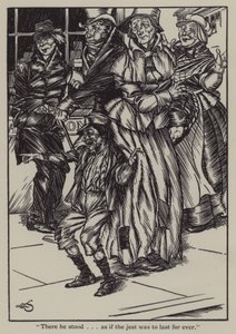 Ilustracja do The Essays of Elia autorstwa Charlesa Lamba (lito) autorstwa A. Garth Jones