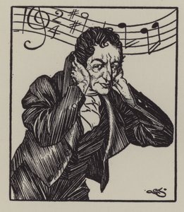 Ilustracja do The Essays of Elia autorstwa Charlesa Lamba (lito) autorstwa A. Garth Jones