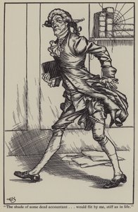 Ilustracja do The Essays of Elia autorstwa Charlesa Lamba (lito) autorstwa A. Garth Jones