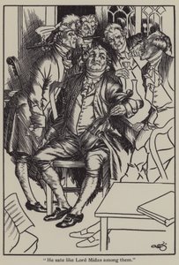 Ilustracja do The Essays of Elia autorstwa Charlesa Lamba (lito) autorstwa A. Garth Jones