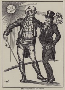 Ilustracja do The Essays of Elia autorstwa Charlesa Lamba (lito) autorstwa A. Garth Jones