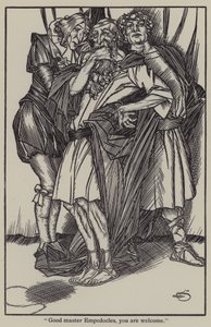 Ilustracja do The Essays of Elia autorstwa Charlesa Lamba (lito) autorstwa A. Garth Jones