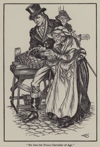 Ilustracja do The Essays of Elia autorstwa Charlesa Lamba (lito) autorstwa A. Garth Jones