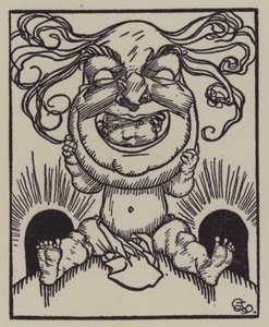 Ilustracja do The Essays of Elia autorstwa Charlesa Lamba (lito) autorstwa A. Garth Jones