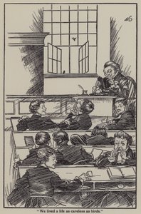 Ilustracja do The Essays of Elia autorstwa Charlesa Lamba (lito) autorstwa A. Garth Jones
