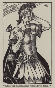 Ilustracja do The Essays of Elia autorstwa Charlesa Lamba (lito) autorstwa A. Garth Jones