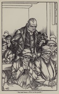 Ilustracja do The Essays of Elia autorstwa Charlesa Lamba (lito) autorstwa A. Garth Jones