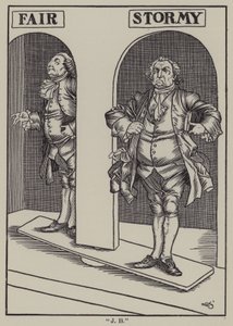 Ilustracja do The Essays of Elia autorstwa Charlesa Lamba (lito) autorstwa A. Garth Jones