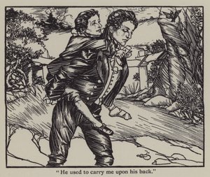 Ilustracja do The Essays of Elia autorstwa Charlesa Lamba (lito)