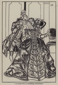 Ilustracja do The Essays of Elia autorstwa Charlesa Lamba (lito) autorstwa A. Garth Jones