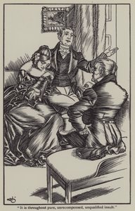 Ilustracja do The Essays of Elia autorstwa Charlesa Lamba (lito) autorstwa A. Garth Jones