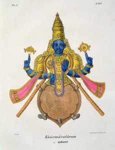 Kurma, wyryte przez de Marlet (litografia) autorstwa A. Geringer