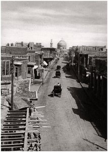 Ulica w Bagdadzie, Irak, 1925