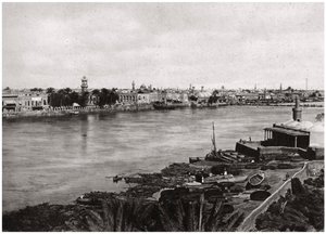 Współczesny Bagdad, miasto kalifów, Irak 1925 autorstwa A. Kerim
