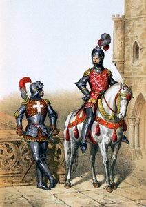 Kapitan łuczników w Paryżu i kawaler, XV w., 1887 r.