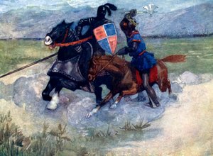Bruce uniósł swój topór wysoko w powietrze..., 1314, 1905