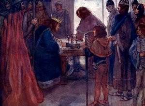 Wielka Karta została zapieczętowana pieczęcią królewską, 1215, 1905.