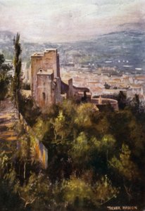Alhambra, Cynobru Wieże z murów obronnych (kolor lito)