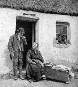 Oczekiwanie na lekarza w odległym Galway, Irlandia, 1922.