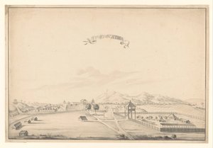 Widok na twierdzę Salatiga t Fort Salatiga (tytuł na obiekcie)