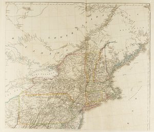 Mapa Stanów Zjednoczonych Ameryki Północnej