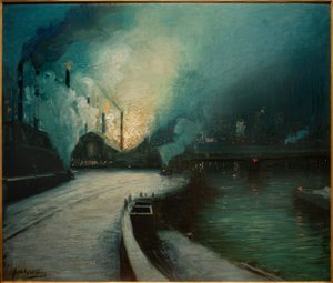 Industrieszene, Pittsburgh autorstwa Aaron Henry Gorson