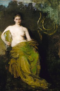 Półdrapowana figurka autorstwa Abbott Handerson Thayer