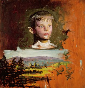 Głowa chłopca, 1919 autorstwa Abbott Handerson Thayer