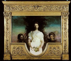 Moje dzieci, ok. 1896-1910 (olej na płótnie) autorstwa Abbott Handerson Thayer