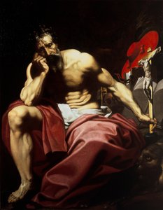 Św. Hieronim, ok. 1610 r. (olej na płótnie) autorstwa Abraham (attr.to) Janssens