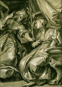 zwiastowanie autorstwa Abraham Bloemaert